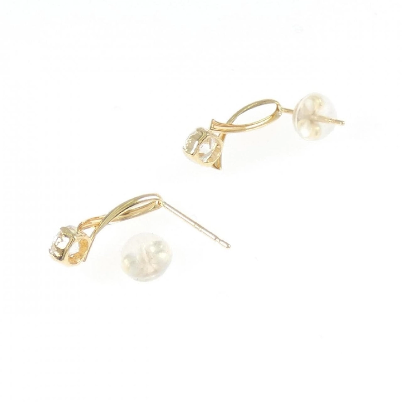 K18YG Bông tai Cubic - Hàng hiệu Chính hãng 863789