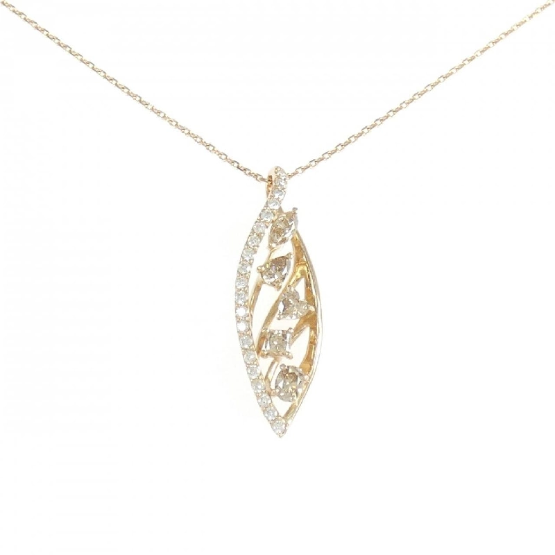 Dây chuyền kim cương K18PG 1.04CT - Hàng hiệu chính hãng 860733