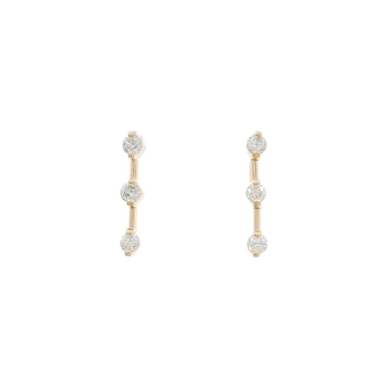 K18YG Bông tai kim cương 0.32CT - Hàng hiệu Chính hãng 864395
