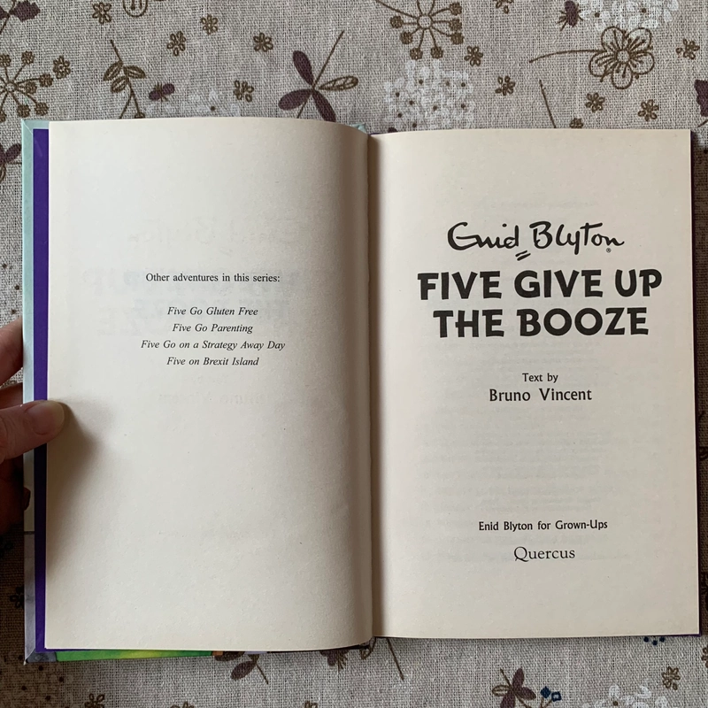 Sách ngoại văn Five Give Up the Booze, Used, Bìa cứng 446638