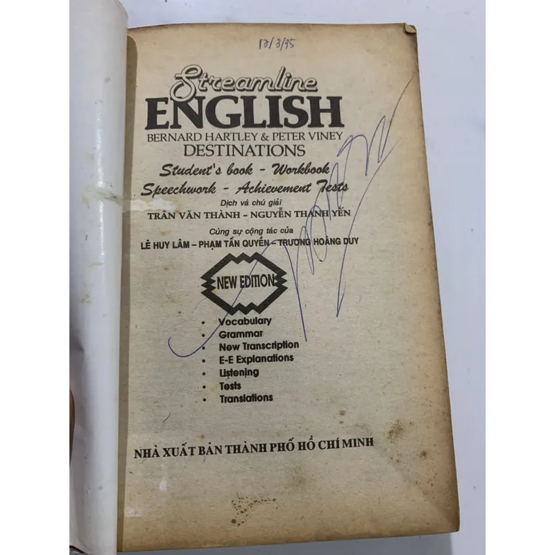 éce amline ENGLSH BERNARD HARTLEY & PETER VINEY DESTINATIONS Student's book - Workbook 719309