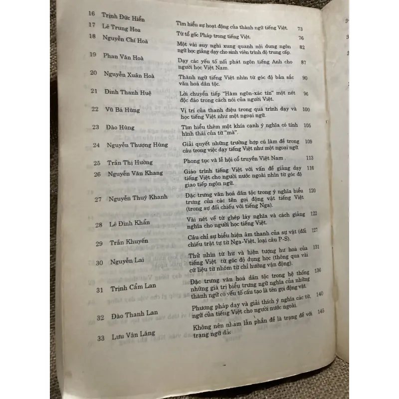 Tiếng Việt và việc dạy tiếng Việt cho người nước ngoài - sách khổ lớn  999364