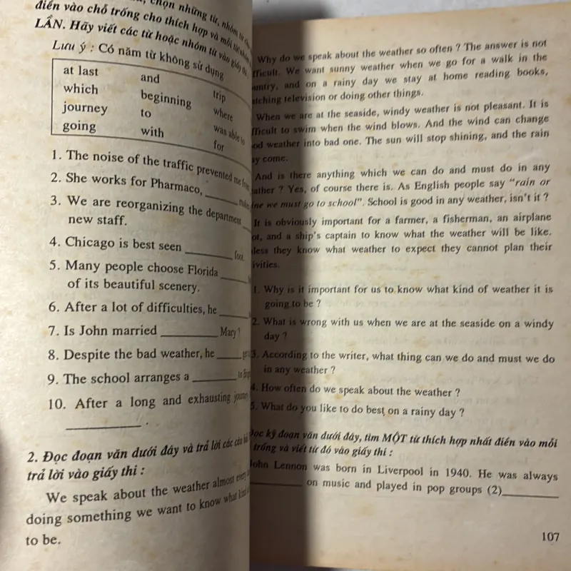 Giới thiệu đề thi tuyển sinh Tiếng Anh 1006012