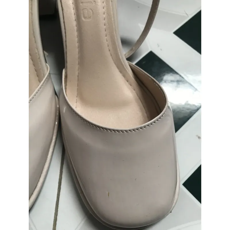 Giày cao gót 5p Luvia màu kem size 40 1029937