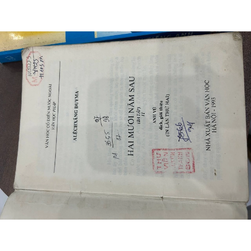 Hai mươi năm sau - A. Duy Ma 932893