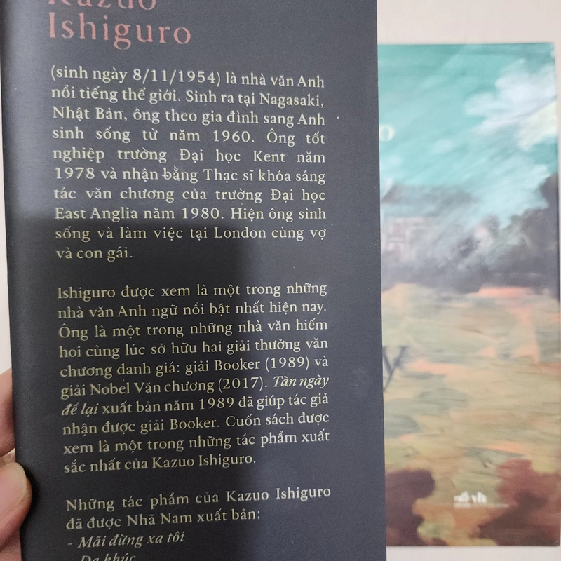 Sách Tàn ngày để lại của Kazuo Ishiguro mới 95% 534181