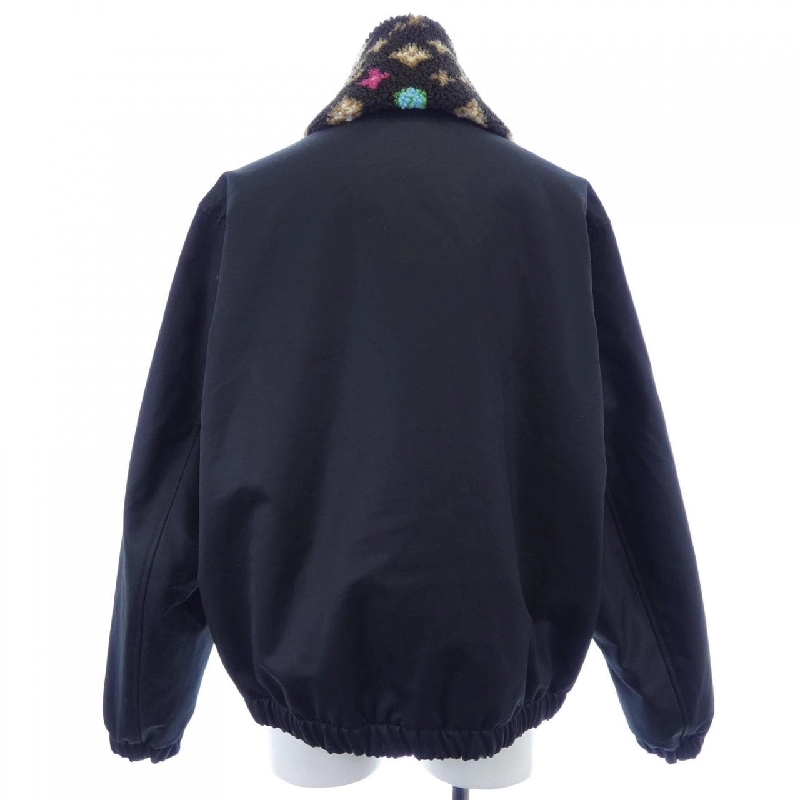 Áo khoác cotton phi công Louis Vuitton với cổ lông monogram HRB01WJNI - Hàng hiệu Authentic 892218