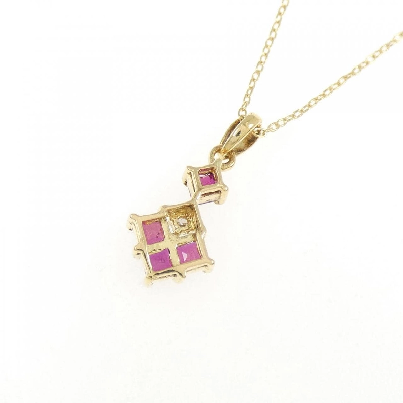 K18YG Nhẫn Ruby - Hàng hiệu Chính hãng 858292