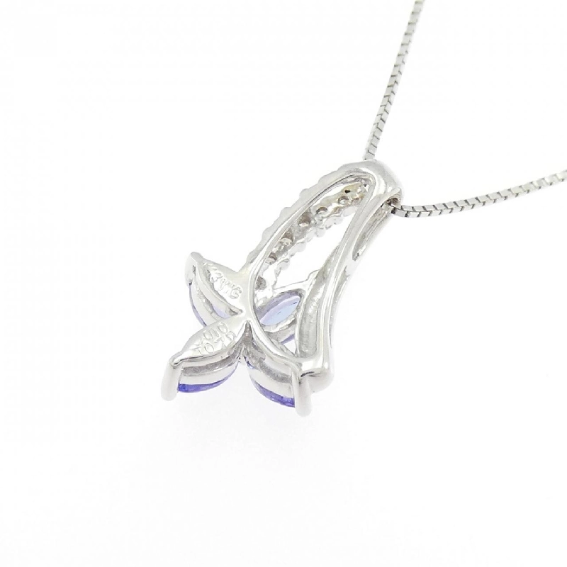 K18WG Hoa Tanzanite Dây chuyền 0.70CT - Hàng hiệu Chính hãng 857015