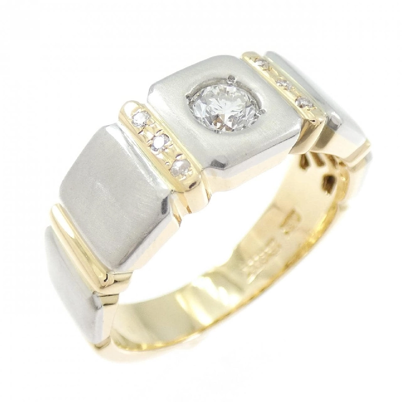 Nhẫn kim cương K18YG/PT900 0.31CT - Hàng hiệu chính hãng 850605