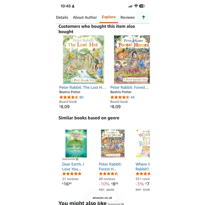 NGOẠI VĂN sách tiếng anh trẻ em PETER RABBIT - a peep-inside Tale - truyện kinh điển hay 1027884