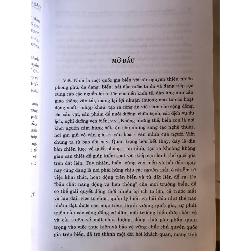Quản lý nhà nước tổng hợp và thống nhất về biển, hải đảo 712389