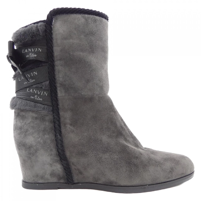 【Mã giảm giá】Giày boot LANVIN en Bleu 662363