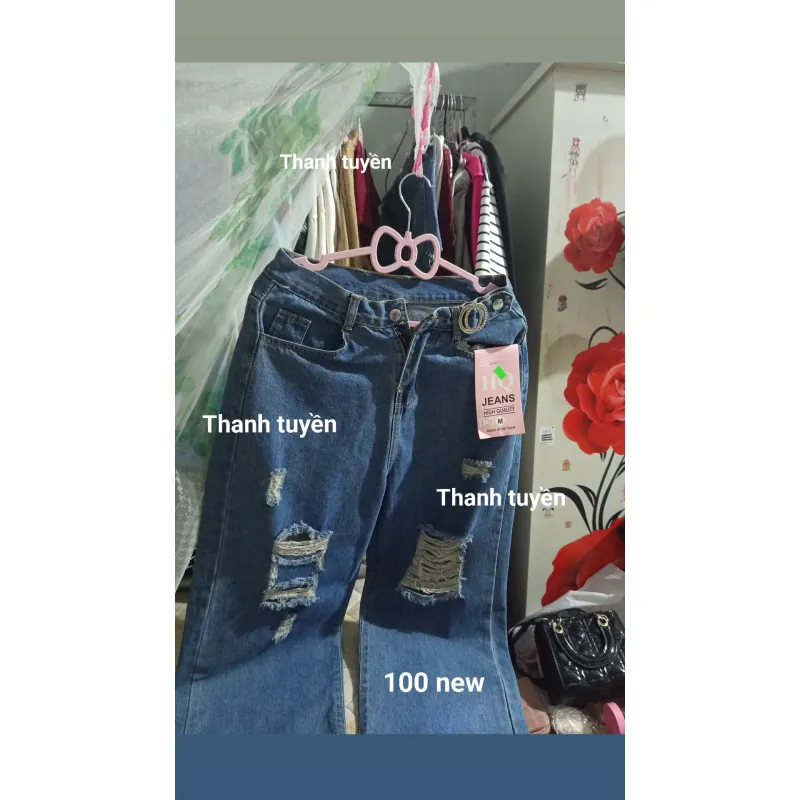 Quần jean kiểu Hàn Quốc  1000059