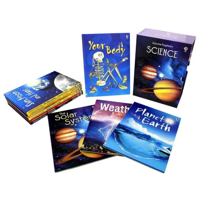 Sách khoa học  - Usborne Beginners Science - bộ 10 cuốn bìa mềm hộp cứng + File nghe Mp3 740579