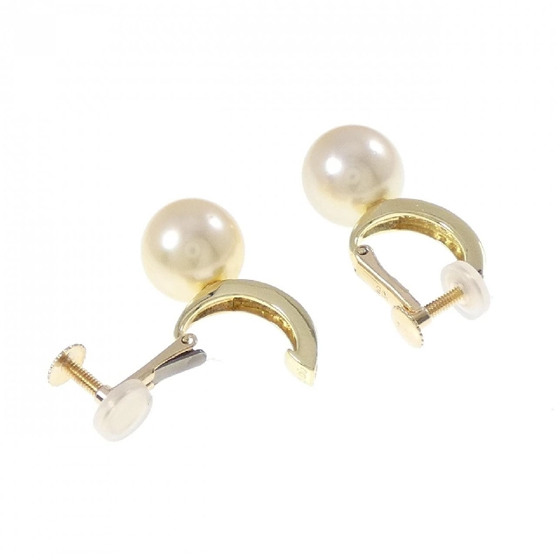 K18YG Bạch Ngọc Trai Bông Tai 9.3mm - Hàng hiệu Chính Hãng 872912