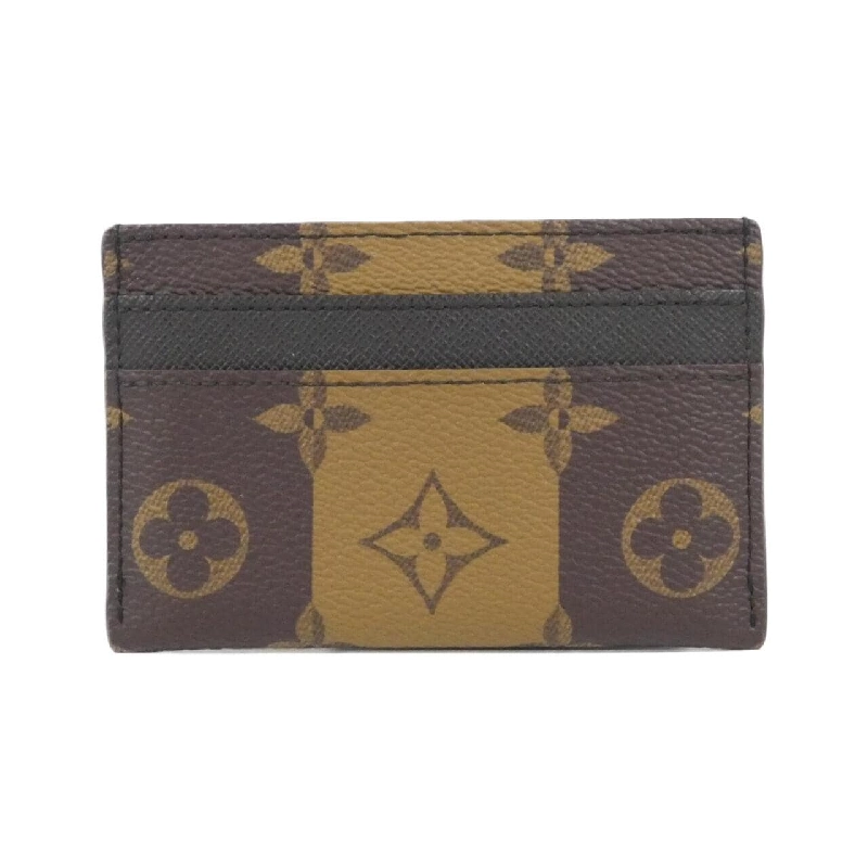 Louis Vuitton Monogram Stripe (LV Squared) Porte Cartes Double M81006 - Ví thẻ hàng hiệu Authentic 769106