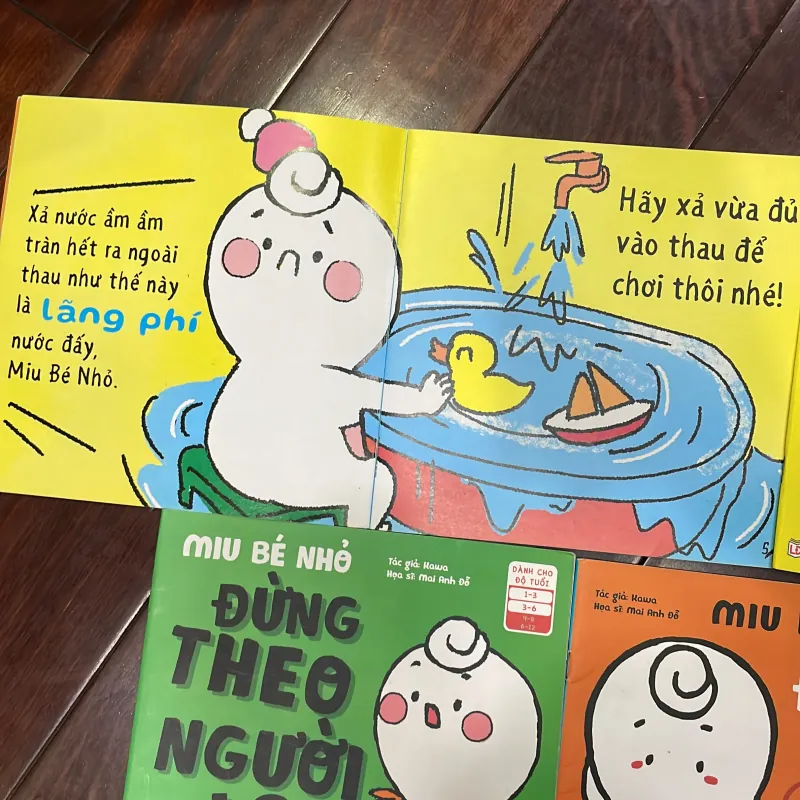 MIU BÉ NHỎ : sách dạy kĩ năng sống cho trẻ mẫu giáo : bộ 5 cuốn  1034666