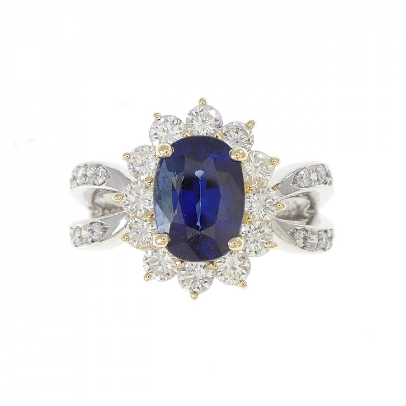Nhẫn Sapphire PT900/K18YG 2.15CT - Hàng hiệu Chính hãng 852945