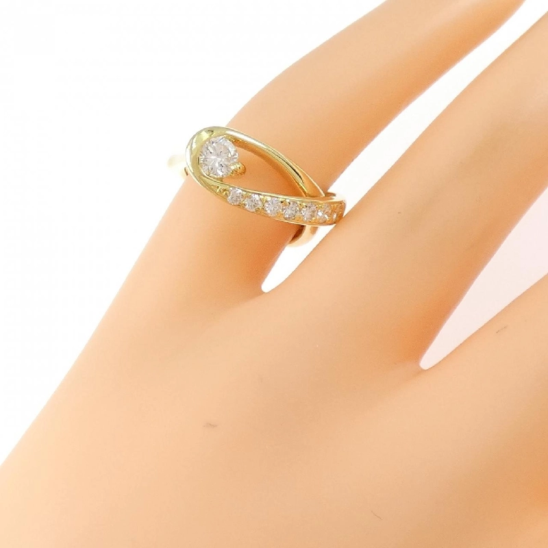 Nhẫn nhẫn hồng kim cương K18YG 0.47CT 667850