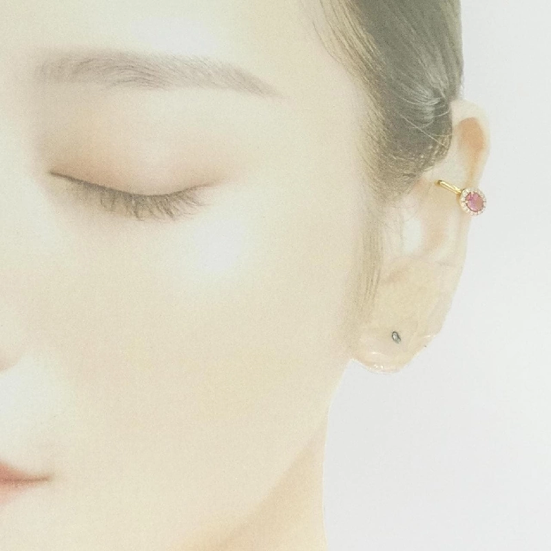 K18YG Sapphire Ear Cuff 0.37CT One Ear - Hàng hiệu Authentic 871857