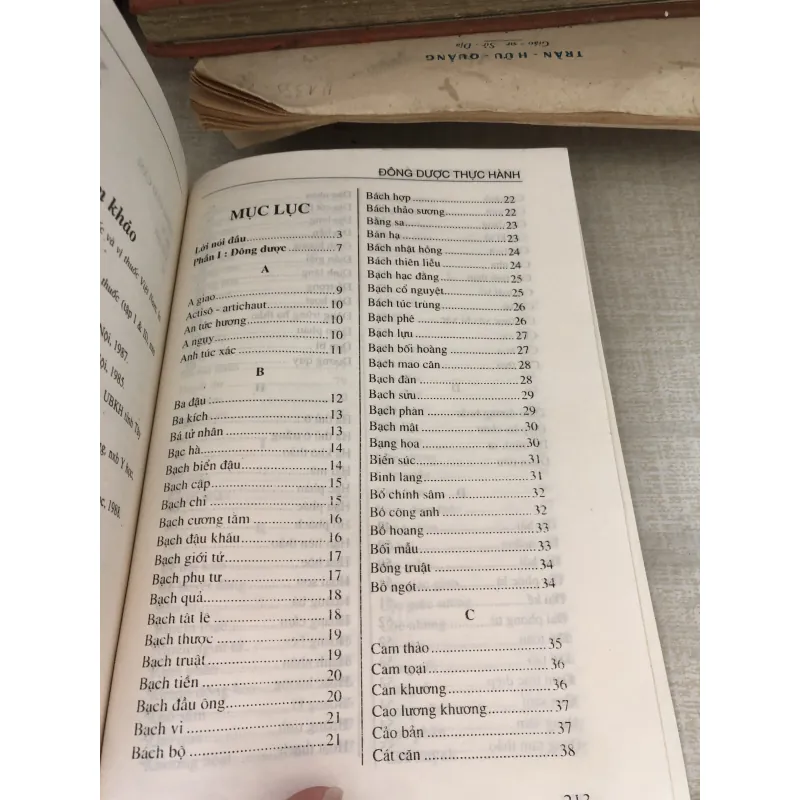 Đông dược thực hành 1001030