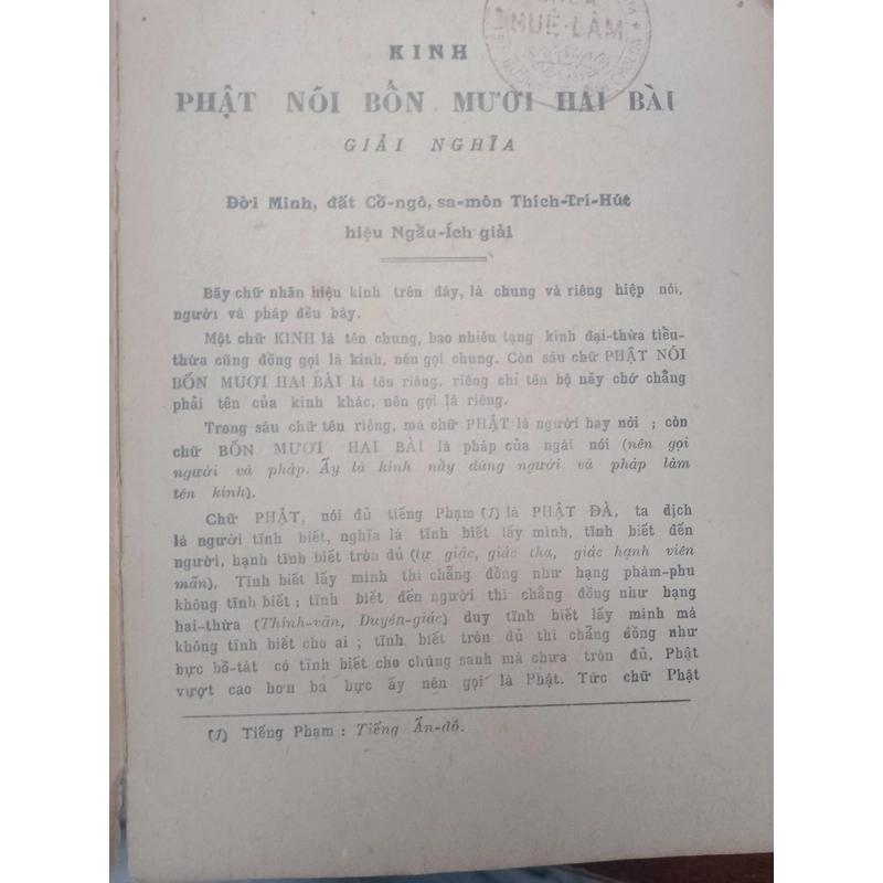 PHẬT NÓI BỐN MƯƠI HAI BÀI - TỲ KHEO QUÊ MÙA 518589
