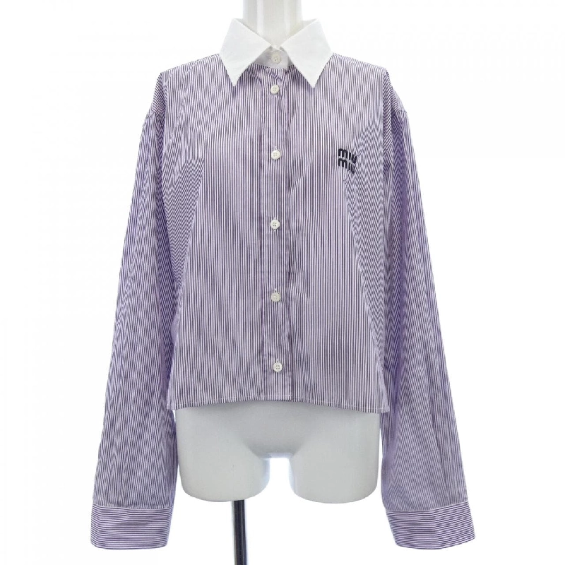 MIU MIU MIU MIU Logo MK1833 SOOO 139C Áo sơ mi 631687