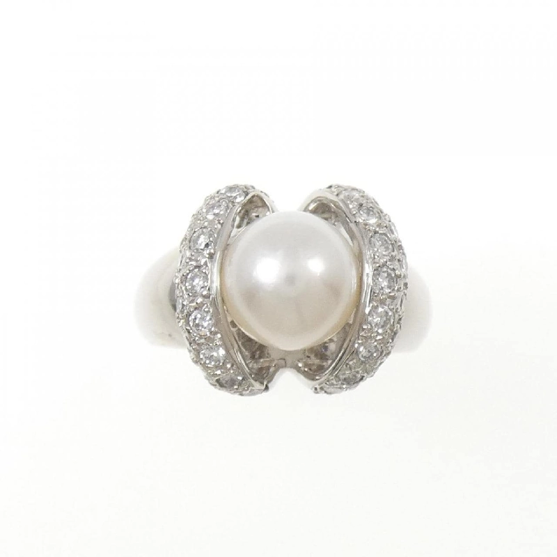 Nhẫn ngọc trai Akoya PT900 8.2mm - Hàng hiệu Authentic 847926