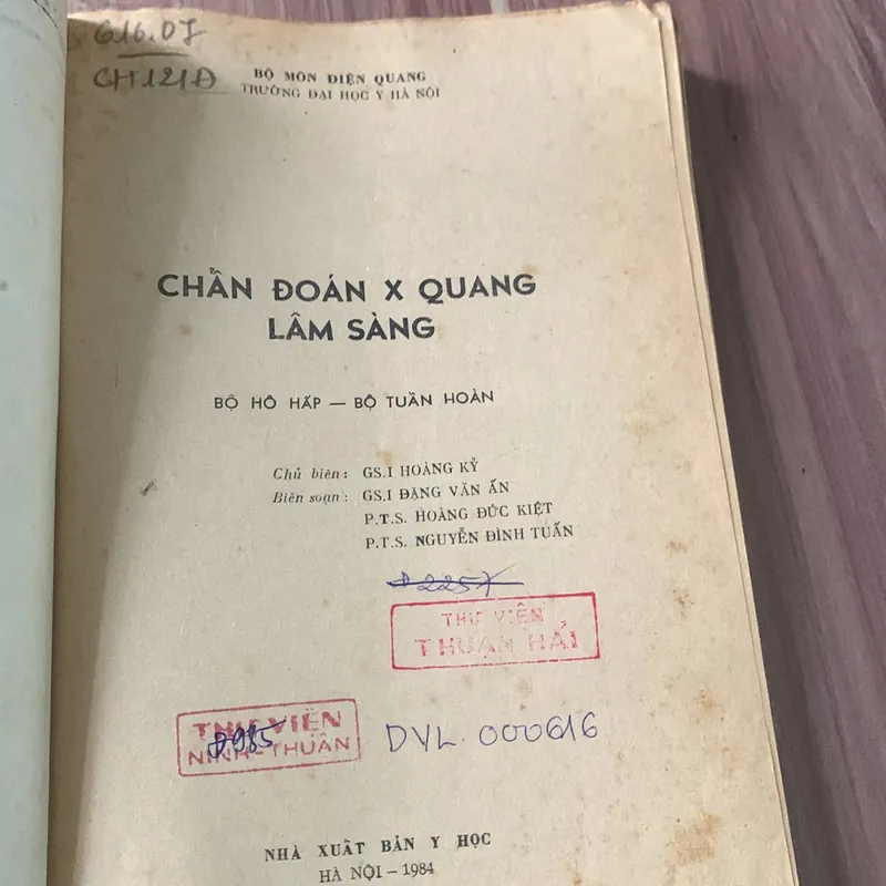 Chuẩn đoán X quang lâm sàng, Đặng Văn Ấn 608559