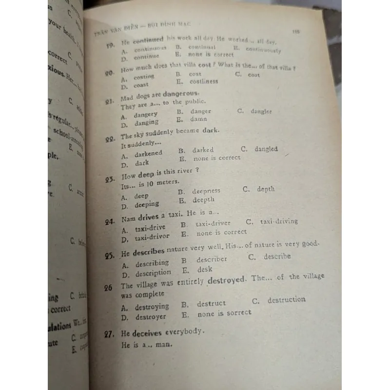 Phương pháp là bài trắc nghiệm anh ngữ luyện thi - Trần Văn Điền 700807