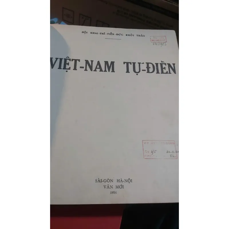 Việt Nam tự điển của Hội Khai Trí Tiến Đức  935111