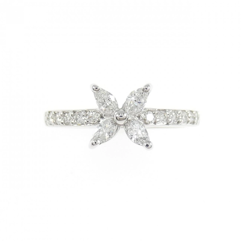 Nhẫn kim cương hoa K18WG - Hàng hiệu Authentic 849121