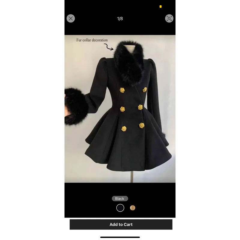 Áo khoác nữ thanh lịch sang trọng 714303