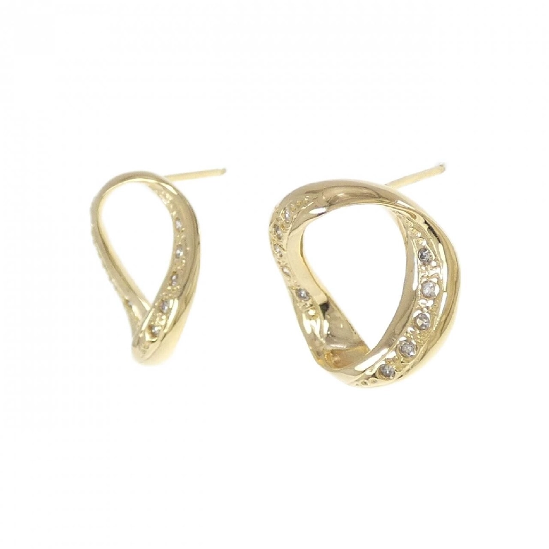 K18YG Bông tai kim cương 0.12CT - Hàng hiệu Chính hãng 876815