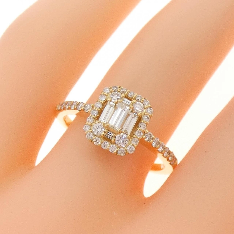 【Sản phẩm mới】Nhẫn kim cương K18YG 0.50CT 669141