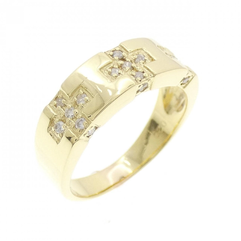 Nhẫn kim cương chéo K18YG 0.20CT - Hàng hiệu Authentic 848168