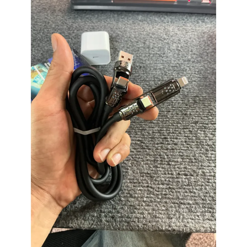 Dây sạc cáp sạc 4 in 1 Như Mới 658600