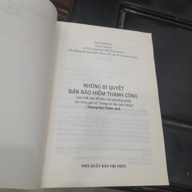 Jack Kinder JR & Garry Kinder - Những bí quyết BÁN BẢO HIỂM thành công 367548