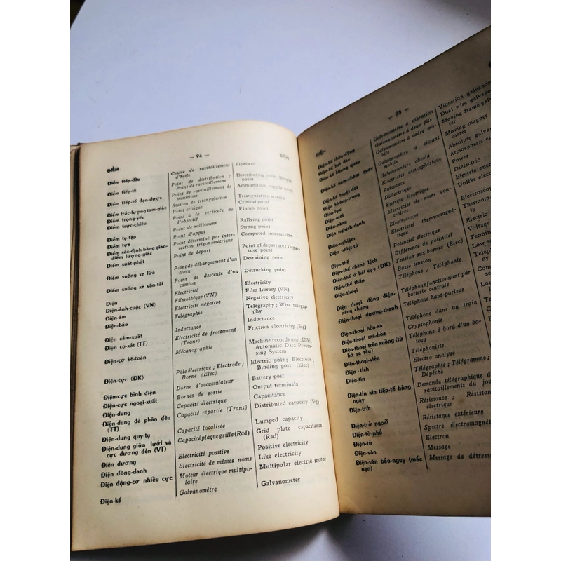 📖 TỪ ĐIỂN QUÂN SỰ VIỆT – PHÁP – MỸ 1962 552527