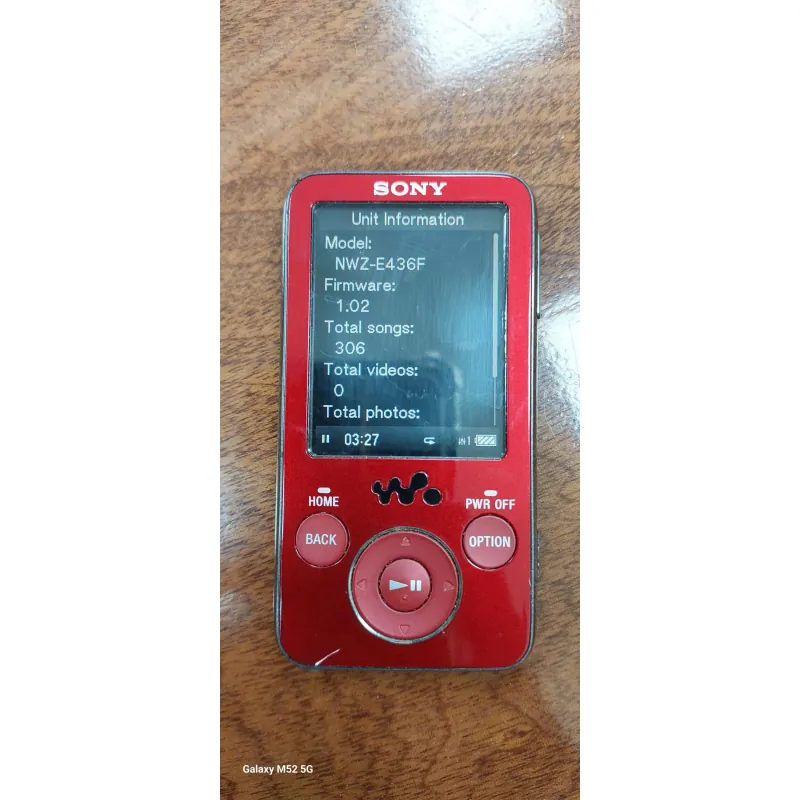 Máy nghe nhạc Sony NWZ-E436F Đỏ 1011295