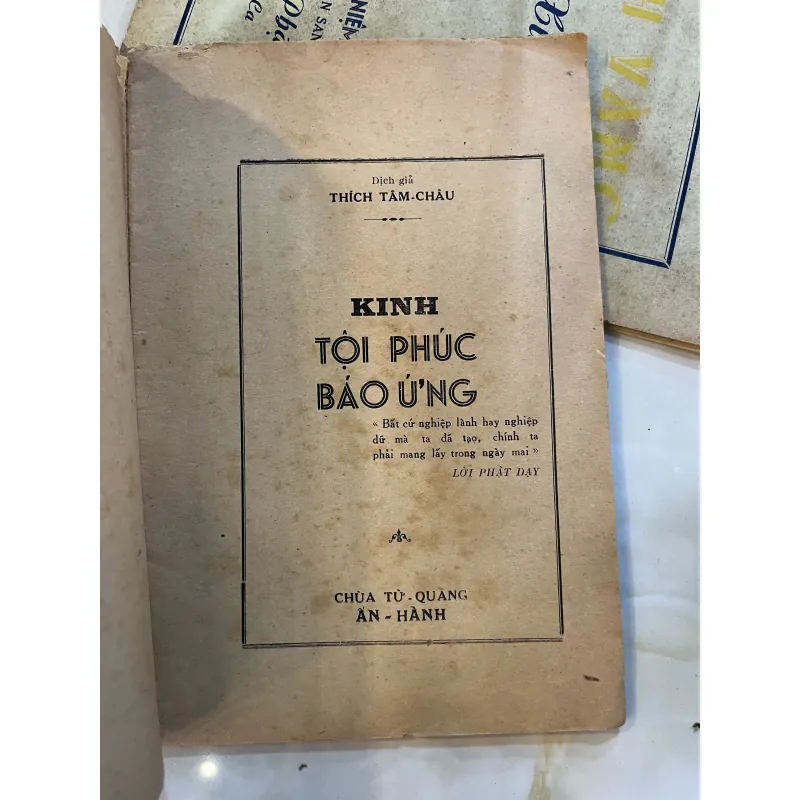 KINH TỘI PHÚC BÁO ỨNG - THÍCH TÂM CHÂU 778538