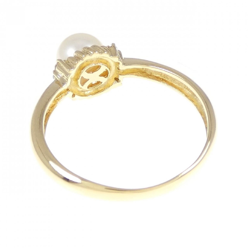 Nhẫn ngọc trai Akoya K18YG 5.9mm 672784