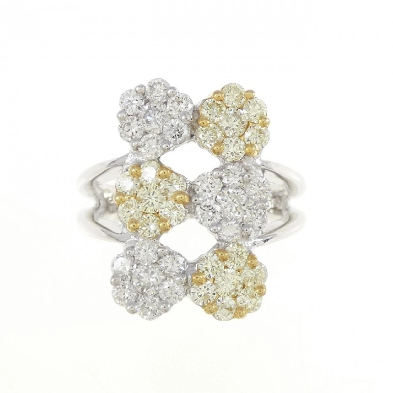 Nhẫn kim cương K18WG/K18YG 1.50CT 673101