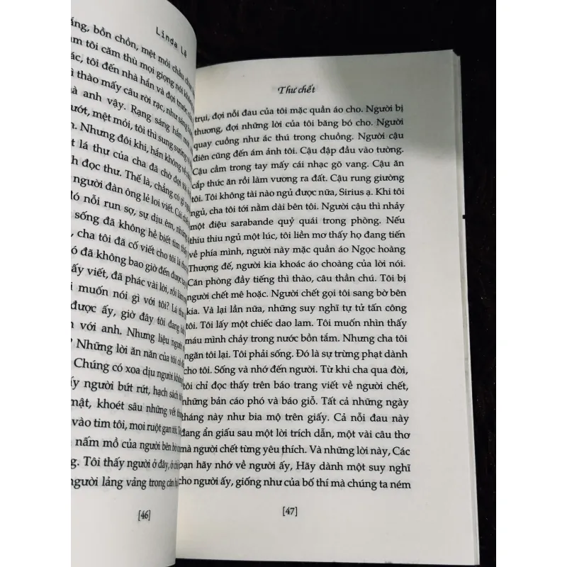 Thư chết - Linda Lê 776842