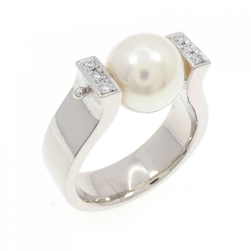 Nhẫn ngọc trai Akoya K18WG 9mm 670263