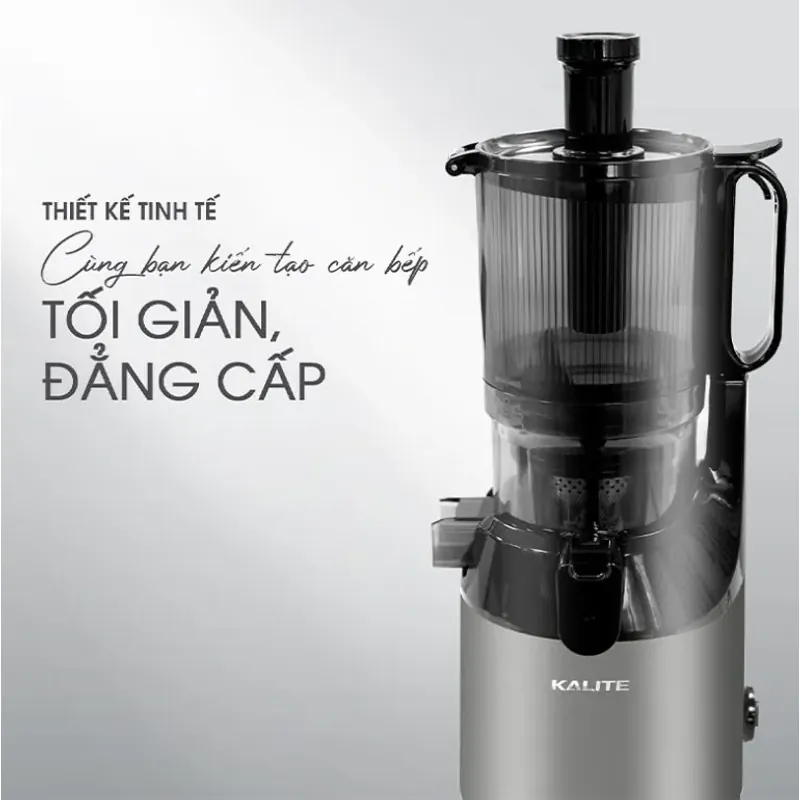 MÁY ÉP CHẬM KALITE KSJ868 MÀU ĐEN-BẠC CHÍNH HÃNG MỚI 100% 575691