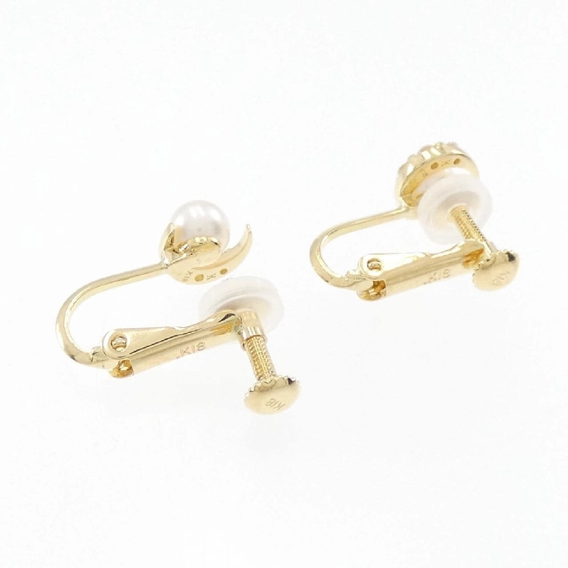 K18YG Bông tai ngọc trai Akoya 4mm - Hàng hiệu Chính hãng 870372