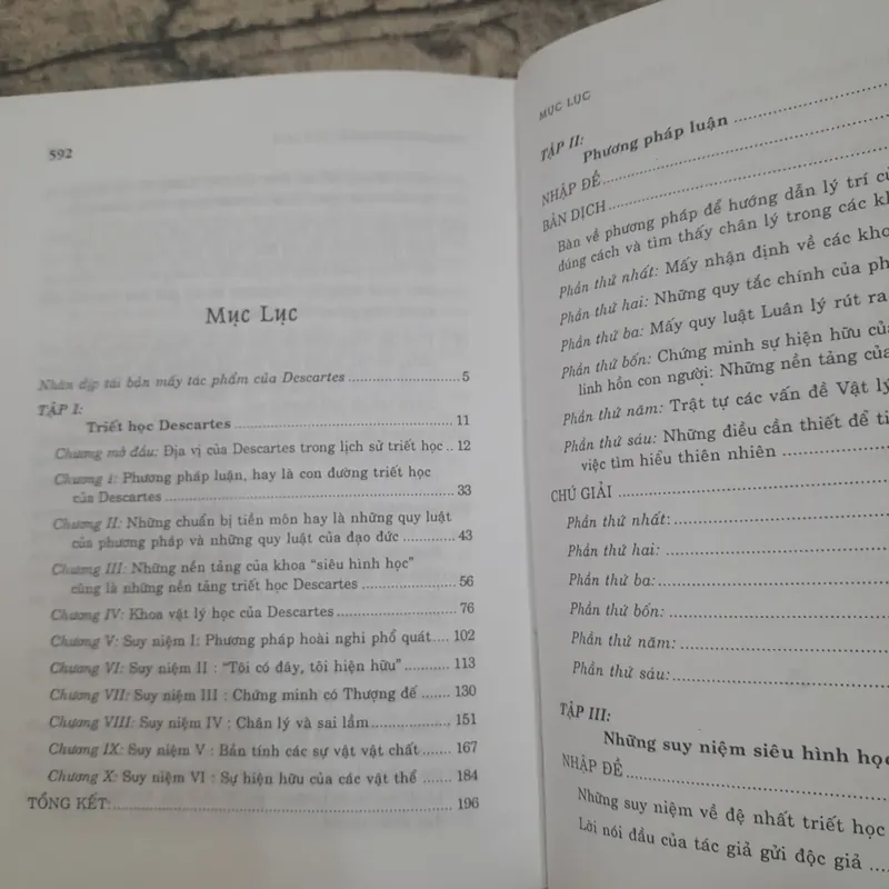 Tiến sỹ Trần Thái Đỉnh- Triết học Descartes &PP Luận và Suy niệm. 720210