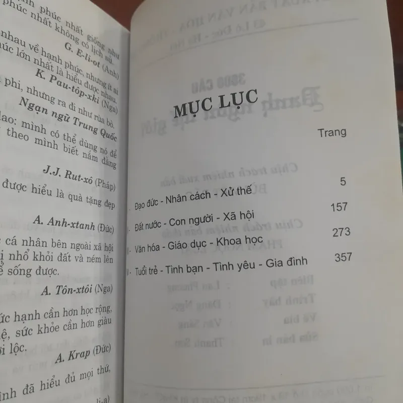 3600 CÂU DANH NGÔN THẾ GIỚI 739025